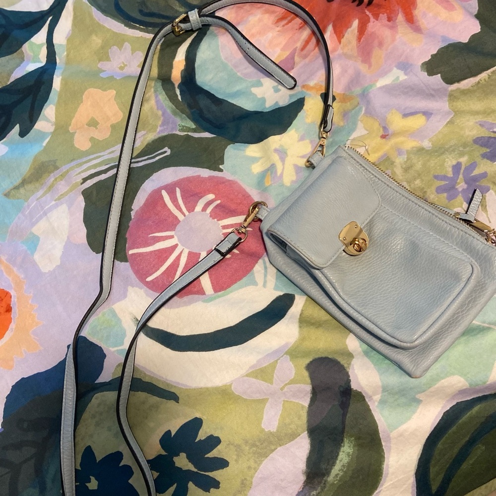 Cute blue mini purse